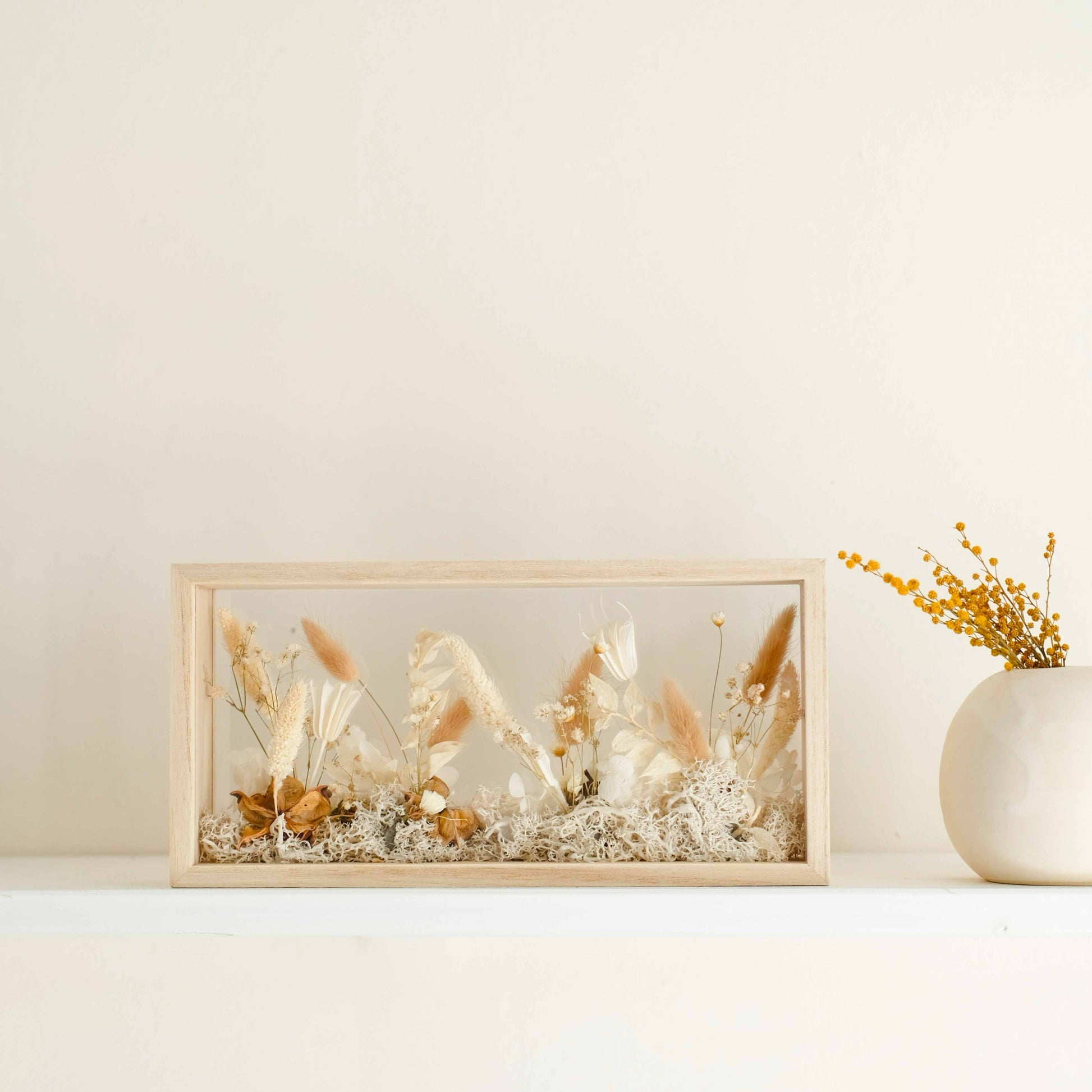 Brelora-Dried-Flower-wooden-frame-Shadow-Box-Ornament-winter