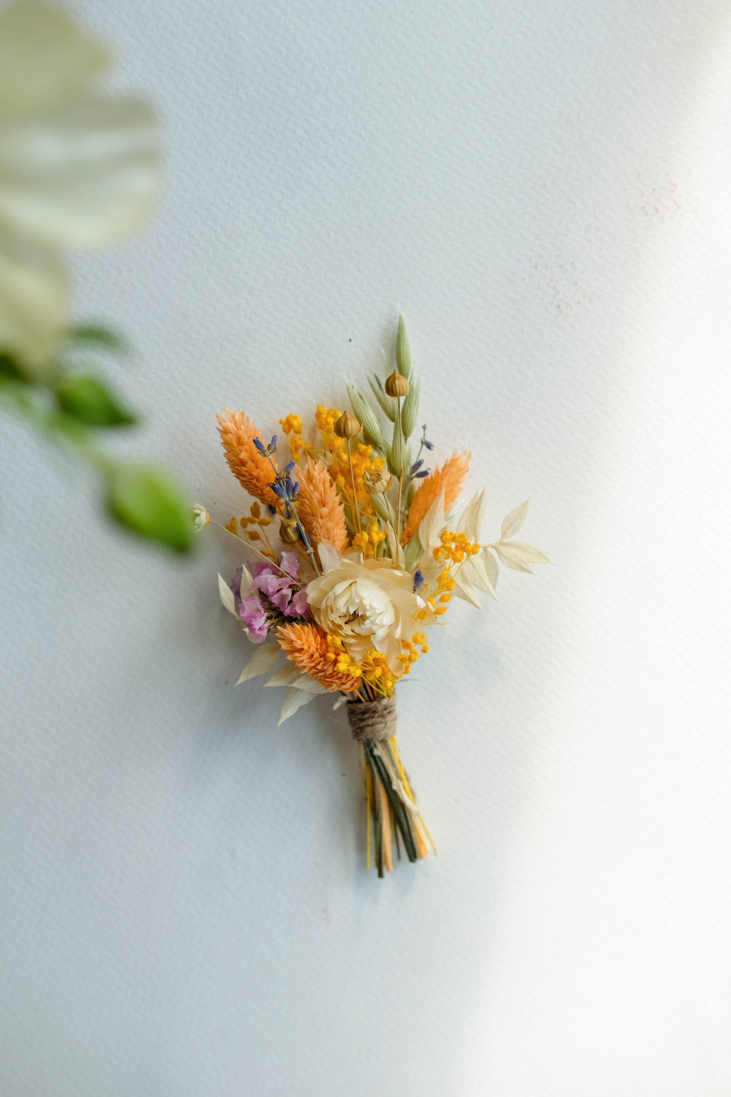 Colourful Wildflower Wedding Buttonhole