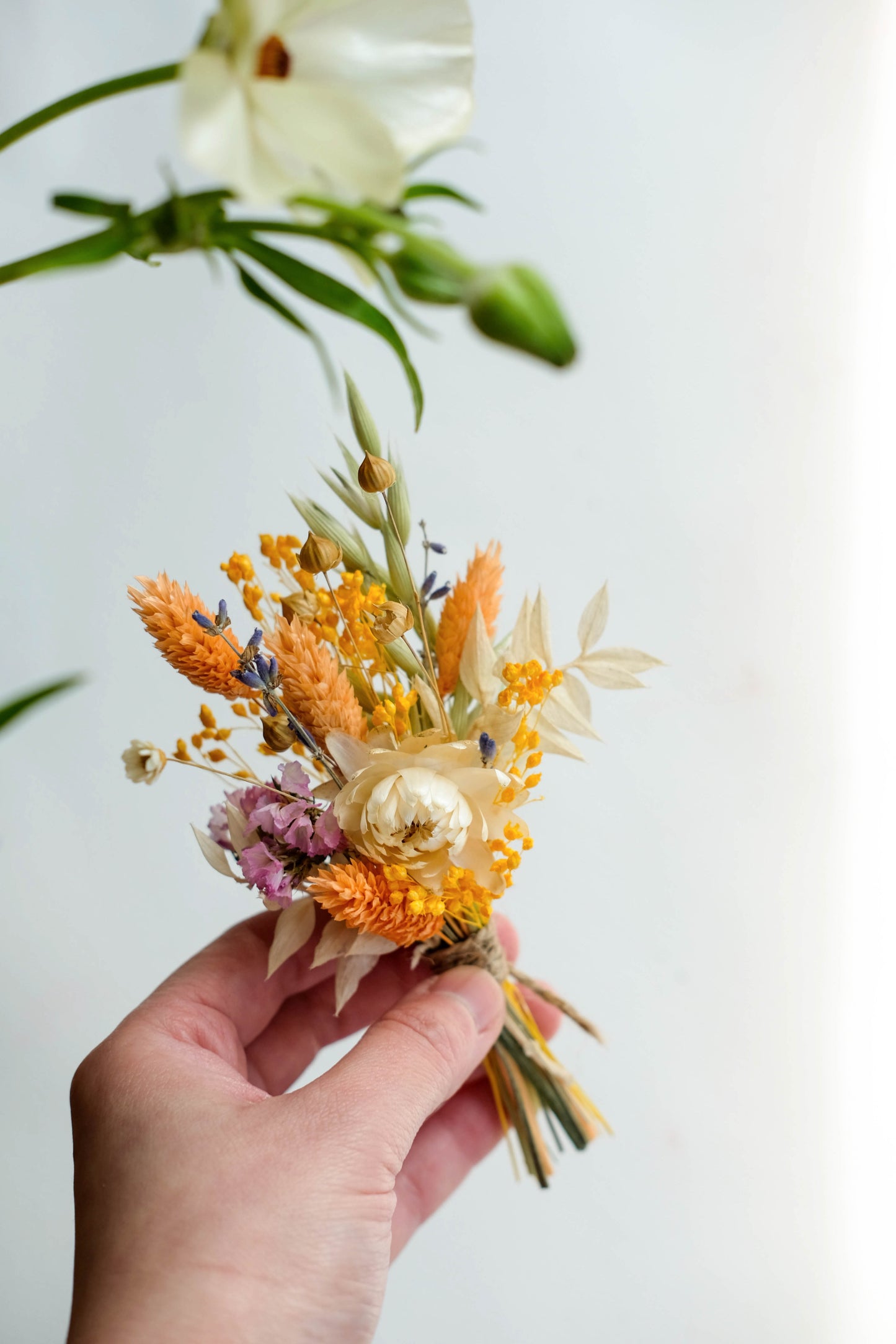 Colourful Wildflower Wedding Buttonhole