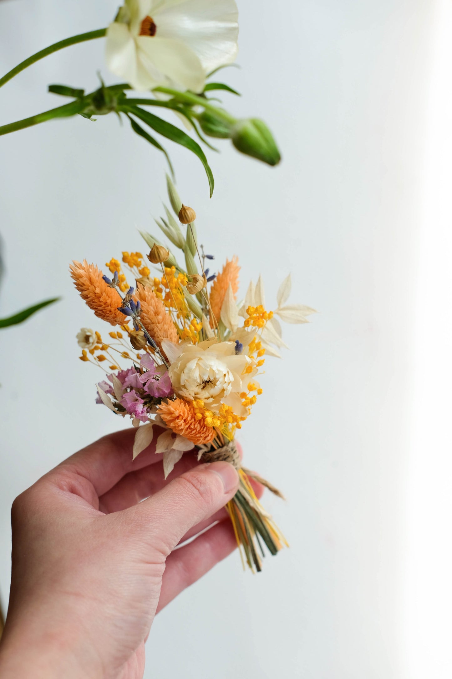 Colourful Wildflower Wedding Buttonhole